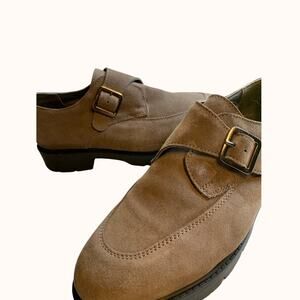 Seychelles Foremost Classic Monk Strap Leather Loafers Size 8.5